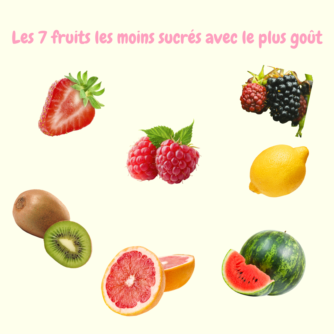Les 7 fruits les moins sucrés qui ont pourtant un goût incroyable